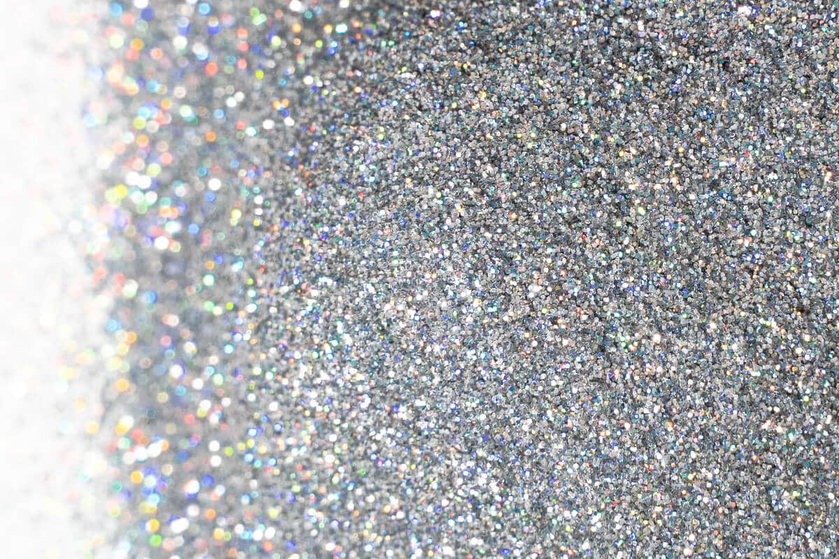 Dark Silver Hologram Hexagon Chunky Glitter for Resin Epoxy Crafts 