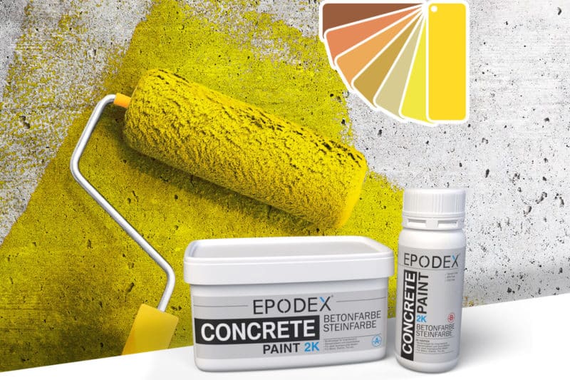 bodenfarbe betonfarbe concrete gelb