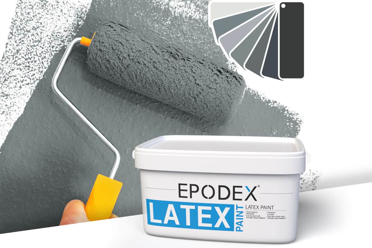 LATEX PAINT  Grey Colours - EPODEX - United Kingdom