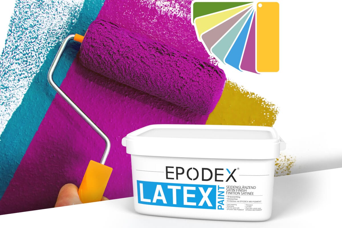 Pintura de látex Todos los colores LATEX PAINT Epodex España
