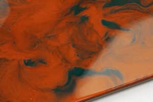 BRONZE RED & DARK GREEN – resina epoxi para superficies