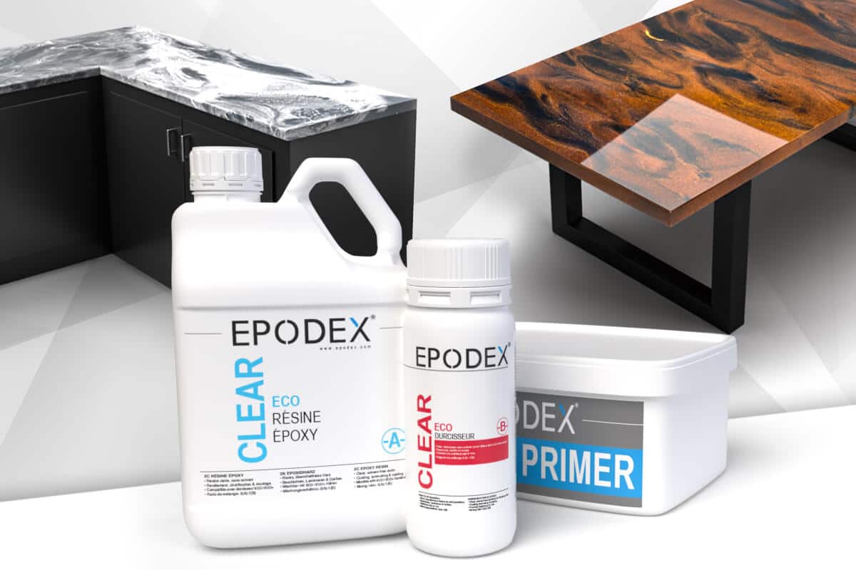 Résine époxy pour l'art, l'artisanat & les coulées jusqu'à 2cm (ECO/PRO) -  Epodex - France