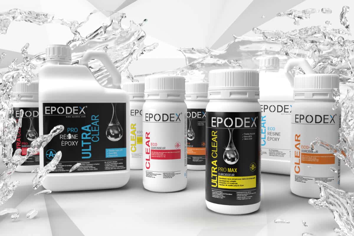 EPODEX® Résine polyuréthane 2K | PU en mat | Accessoires d'art, d'artisanat  et de polyuréthane | Résine | Résine | Résine | Transparent ou en 33 PU
