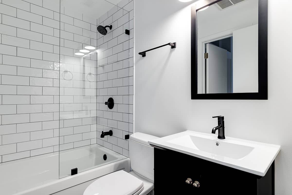 Set pour salle de bain Blanc & noir - Epodex - France