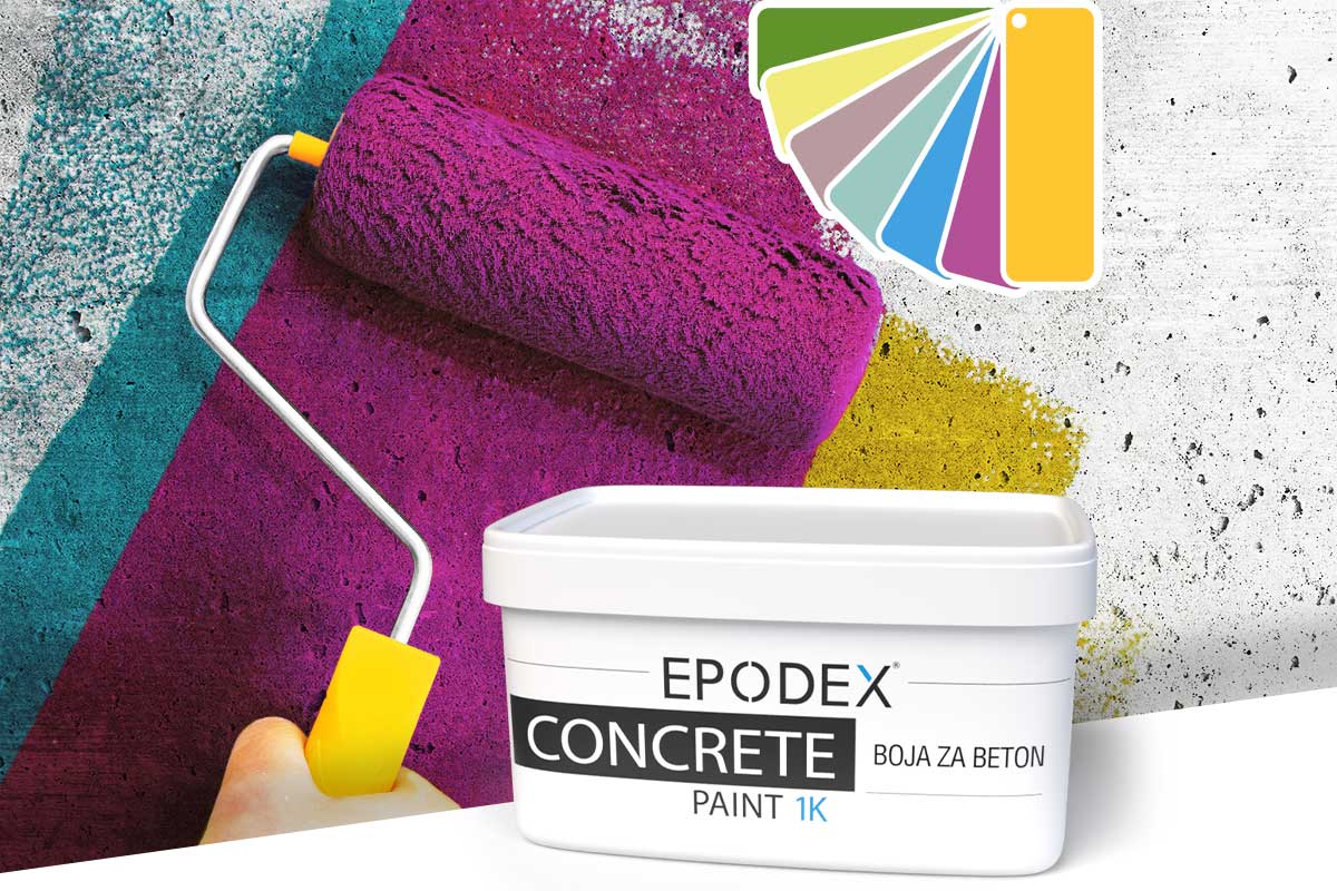 boja za beton concrete paint 1k