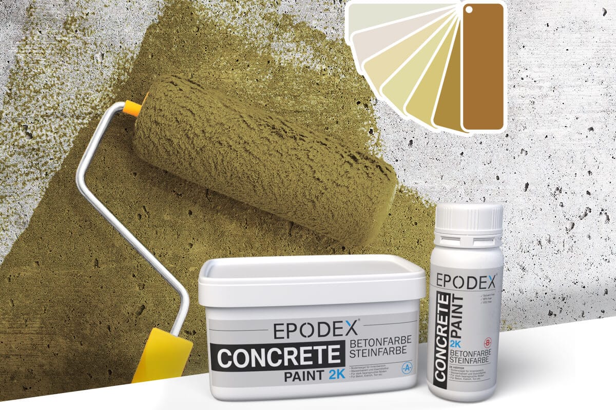 Betonverf Beige kleuren CONCRETE PAINT 2K EPODEX Nederland