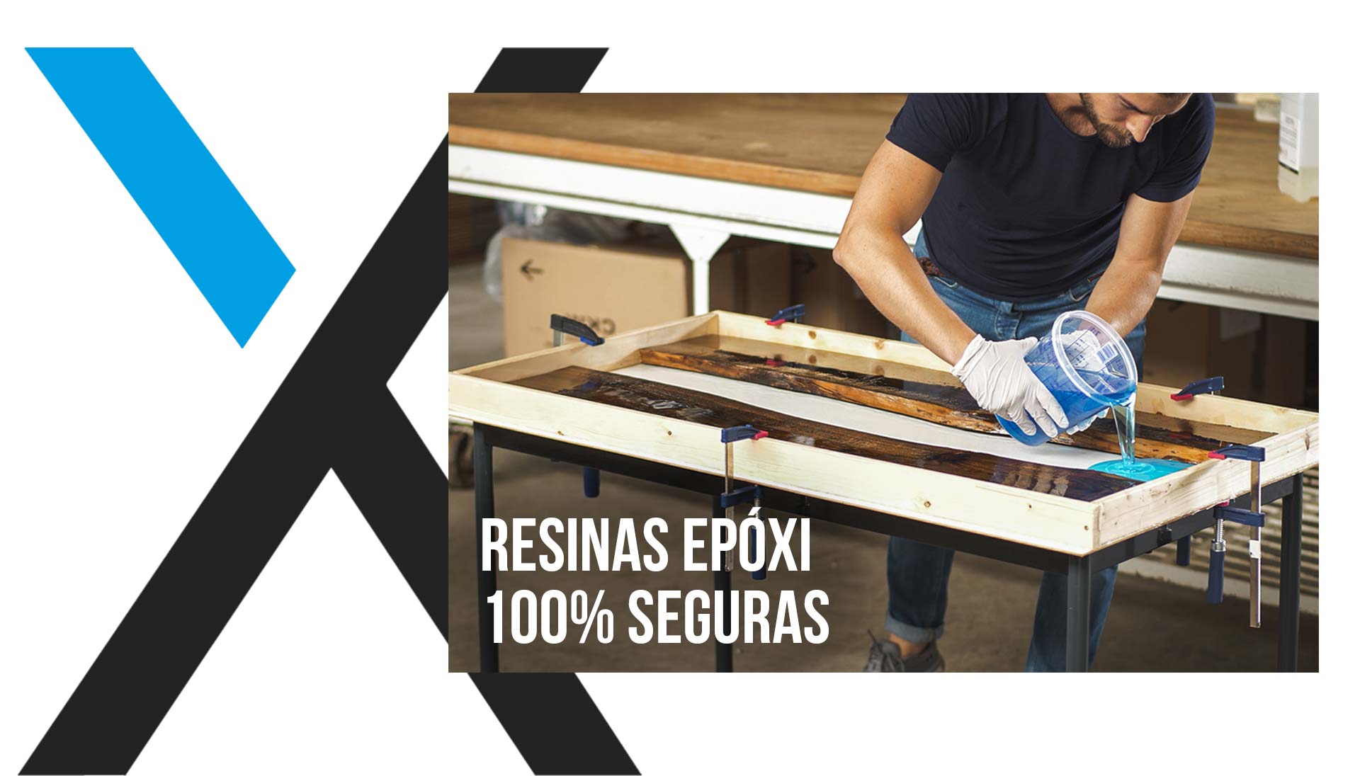 resina epoxi seguras mesa