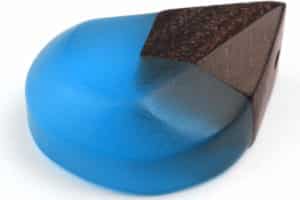 SEMI-TRANSPARENT BLUE Drop-in farba