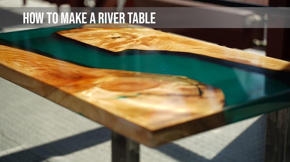 Pour epoxy resin table yourself - Instructions Tutorial | EPODEX