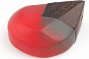 SEMI-TRANSPARENT RED Drop-in farba