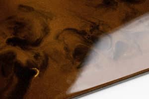 FLAME COPPER & DARK BROWN – Epoxidová podlaha na liatie
